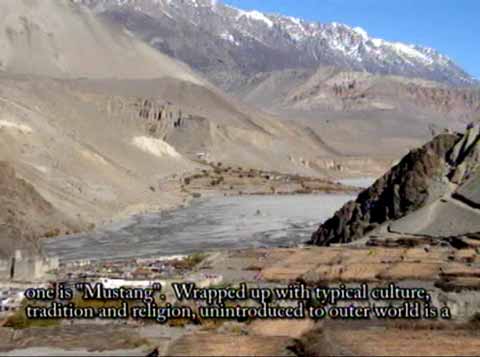 
Kagbeni with view towards Upper Mustang - Mustang Hidden World Beyond The Himalaya DVD
